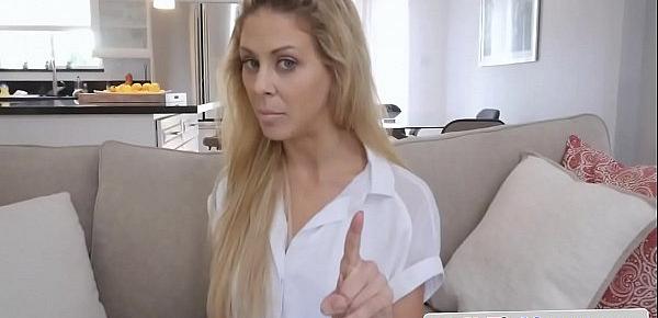  Sexy Stepmom Blackmailed Into One More Fuck - Cherie Deville